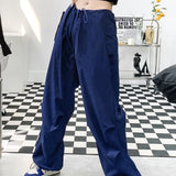 Women Sweatpants Loose Wide-Leg Workwear Casual Pants