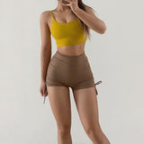 Women Yoga Sports Shorts Women's High Waist Yoga Slim Fit Fitness Pants