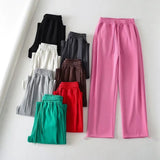 Women Sweatpants Casual Straight-Leg Sweatpants