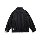 Unisex Jacket Vintage Spring and Autumn Coat Men's and Women's Casual Loose Lapel Jacket