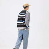 Unisex Sweater Winter Vintage Stripe