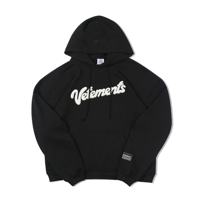 Vetements Hoodie VTM Foam Purple Letter Print Loose Hooded Sweater