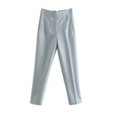 Women Sweatpants Straight Harlan Casual Suit Pants