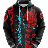 Cyberpunk 2077 Hoodie Samurai Themed Hoodie Sweatshirt Surrounding the Game