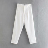 Women Sweatpants Straight Harlan Casual Suit Pants