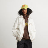 Unisex Jacket Polo Collar Jacket Baggy Coat