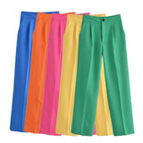 Women Sweatpants Spring Casual Pants Suit Pants Wide Leg Pants