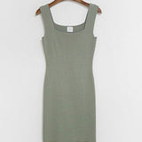 Women Dresses Knitted Skirt Sexy Slim Knit Sleeveless Dress