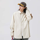 Unisex Jacket Autumn Loose Thick Shirt