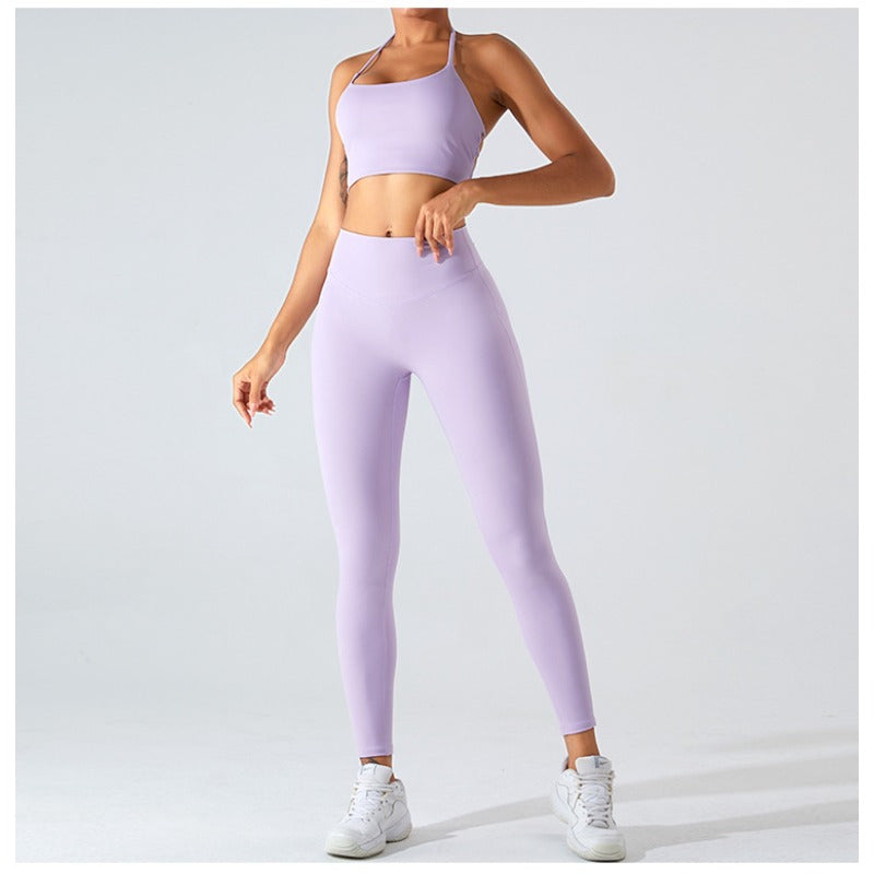 Women Yoga Set Sexy Tight Yoga Suit Vest