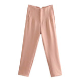 Women Sweatpants Straight Harlan Casual Suit Pants