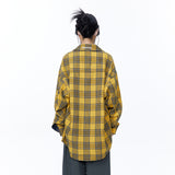 Unisex Jacket Autumn Plaid Shirt
