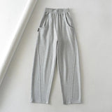 Women Sweatpants Summer Sweatpants Loose Straight Wide-Leg Pants