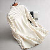 Women Winter Knitted Sweater Fall/Winter Sweater Dress 8t7768