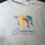 Vetements Hoodie VTM Color Dolphin Letter Printed Hoodie