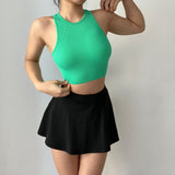 Women Yoga Sports Shorts Quick-Drying Sports Running Golf Short Skirt Sexy Shorts