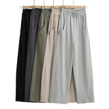 Women Sweatpants Summer Sweatpants Loose Straight Wide-Leg Pants