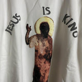 Jesus Is King Detroit Shirt Turtleneck Crew Neck Sweater Hip Hop Loose Sports Casual Jacket