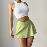 Women Yoga Sports Shorts Quick-Drying Sports Running Golf Short Skirt Sexy Shorts