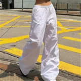 Women Sweatpants Loose Straight Casual Wide-Leg Overalls