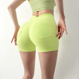 Women Yoga Sports Shorts Sports High Waist Shorts Fitness Pants