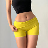 Women Yoga Sports Shorts Workwear Tight Shorts Quick-Drying Running Fitness Shorts
