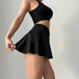 Women Yoga Sports Shorts Quick-Drying Sports Running Golf Short Skirt Sexy Shorts