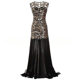 Flappers 1920S Dress Vintage Sequined Banquet Long Dress