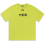 Vetements T Shirts VTM Yes No Striped Printed round Neck Short Sleeve T-shirt