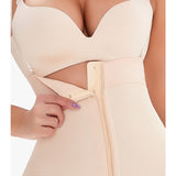 High Waist Breasted Long Zipper Non-Slip Waist Head Belly Contracting and Waist Slimming Butt-Lift Underwear