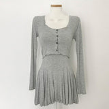 Women Dresses Sexy Stretch Slim Strap Dress Cardigan