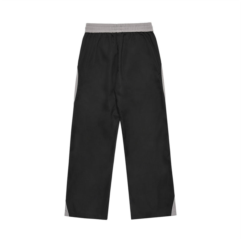 Men Sweatpants Patchwork Assorted Colors Sports Casual Pants Men Loose Straight Trousers