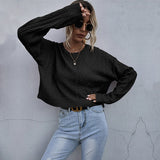 Women Knitted Sweater Knitted Long-Sleeved Twist Mori Short Bottoming Sweater