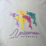 Vetements Hoodie VTM Color Dolphin Letter Printed Hoodie