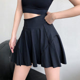 Women Yoga Sports Shorts Sports Running Fitness Culottes Breathable Casual Sexy Casual Short Skirt