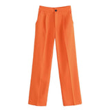 Women Sweatpants Spring Casual Pants Suit Pants Wide Leg Pants