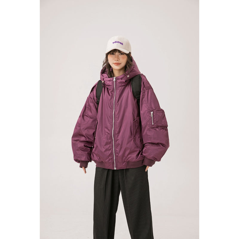 Unisex Jacket Winter Minimalist Loose Cotton Coat