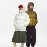 Unisex Coat Winter Removable Cap Waterproof down Jacket