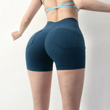 Women Yoga Sports Shorts Sports High Waist Shorts Fitness Pants