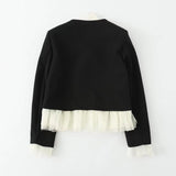 Women Suits Fall Classic Style Short Suit Cardigan Coat