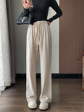 Women Sweatpants Autumn Straight Wide Leg Pants Harem Sweatpants