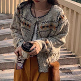 Women Knitted Pullover  Women's Autumn and Winter Knitted Coat
