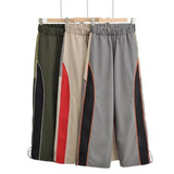 Women Sweatpants Overalls Retro Wide-Leg Pants