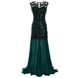 Flappers 1920S Dress Vintage Sequined Banquet Long Dress