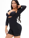 Long Sleeve Adjustable Sling Breasted Zipper Waist Slimming and Belly Contracting Hip Tight Body Shaping Body Shaper