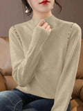 Women Knitwear Autumn and Winter Turtleneck Sweaters Bottoming Shirt