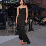 Women Dresses Sexy Cutout Backless Slim Fit Dress