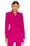 Women Suits Spring and Autumn Long Belt Slim Fit Blazer