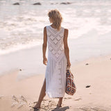 Women Knit Beach Cover Beach Knit Vacation Skirt