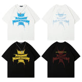 Men T Shirt Summer Letter Necklace Short Sleeve T-shirt